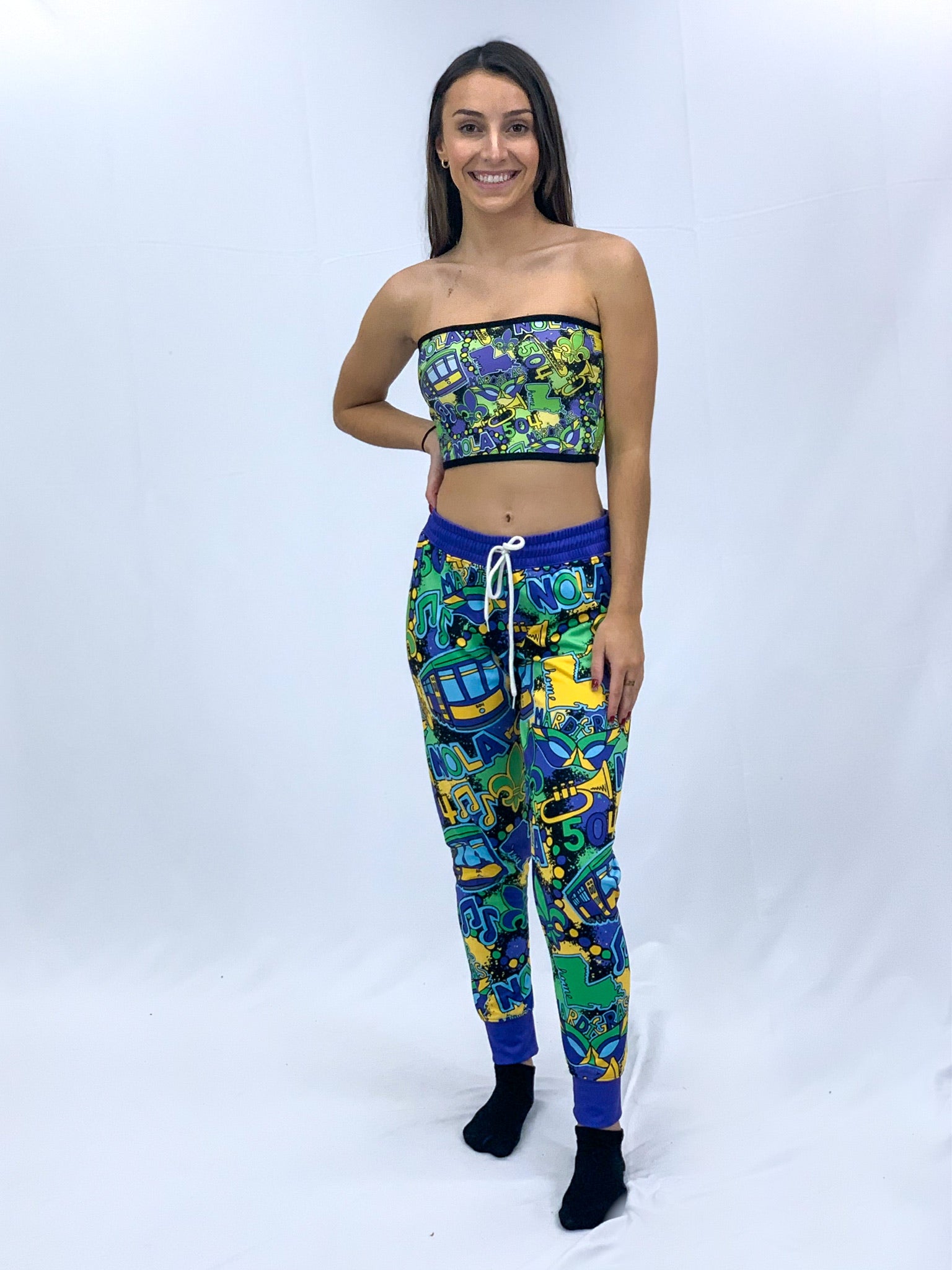 Mardi Party Tube Top