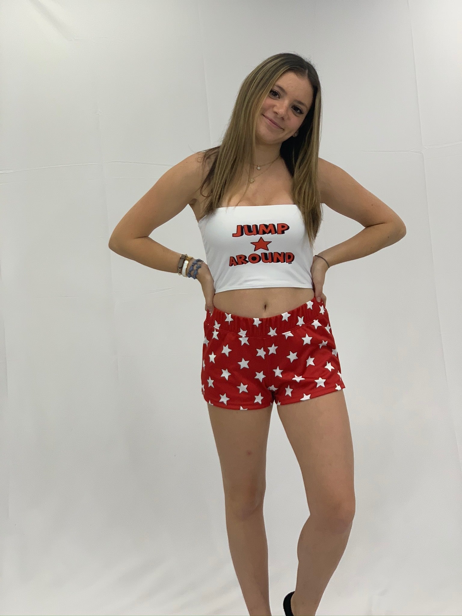 Red & White All-Star Shorts