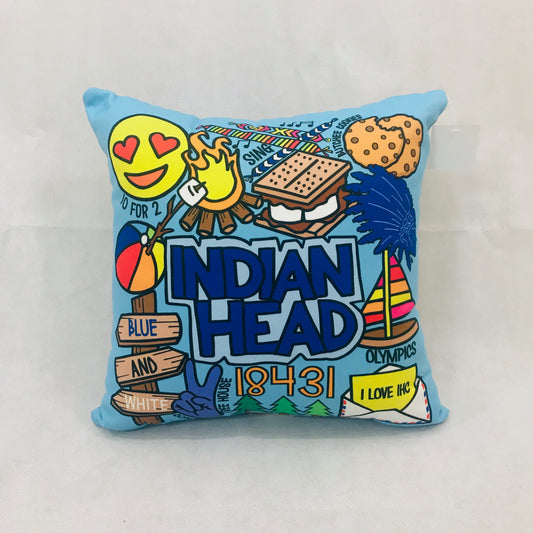 Indian Head Throw Pillow