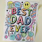 Best Dad Ever Coloring Sheet