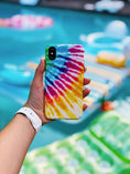 Load image into Gallery viewer, Cropped Tie Dye Phone Case