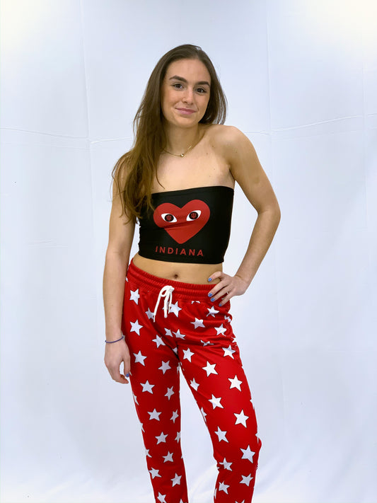 Indiana Trident Heart Tube Top