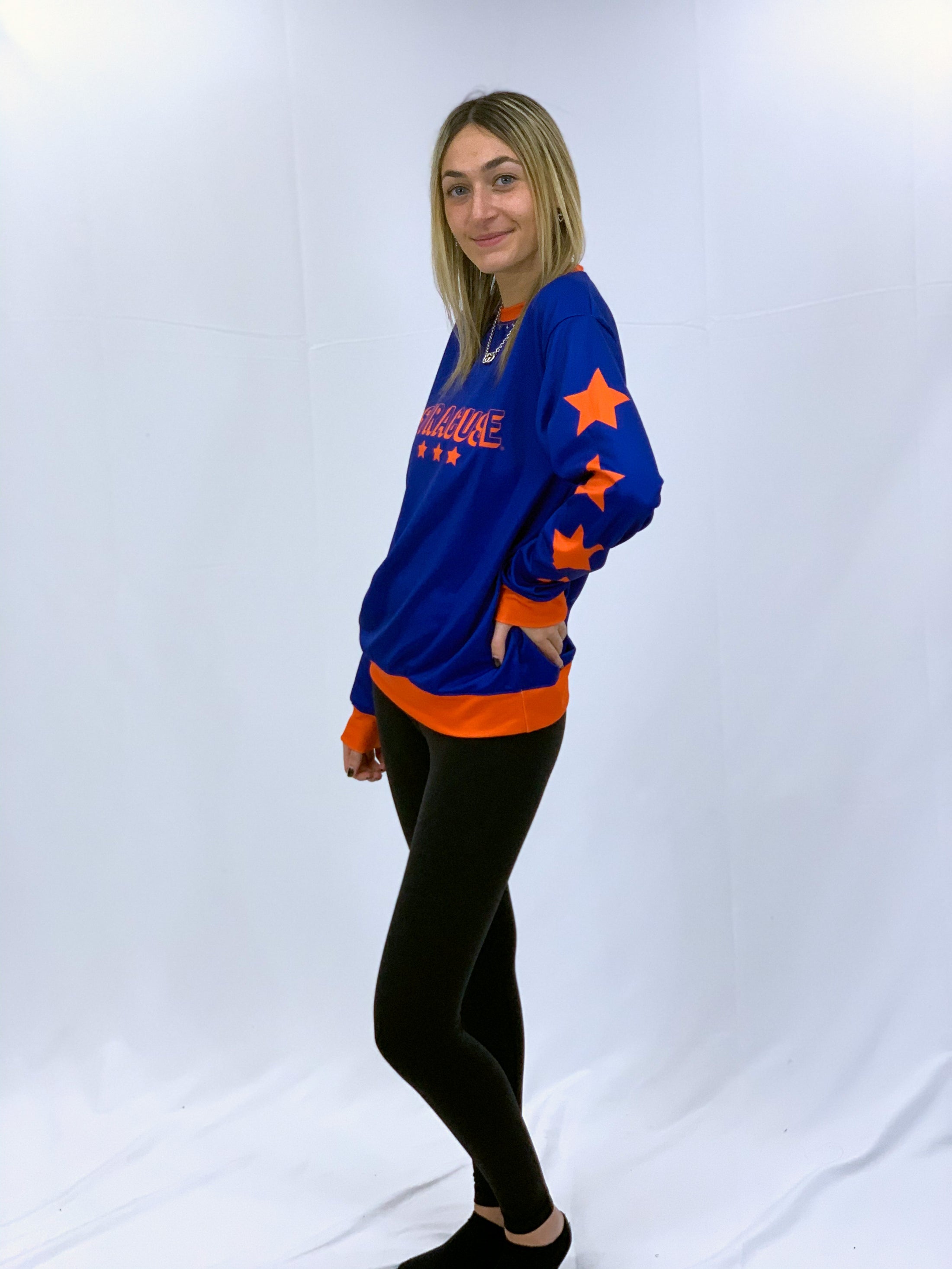 Syracuse Star Sleeves Crew Neck