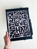 Load image into Gallery viewer, Spread Love Not Hate Coloring Sheet