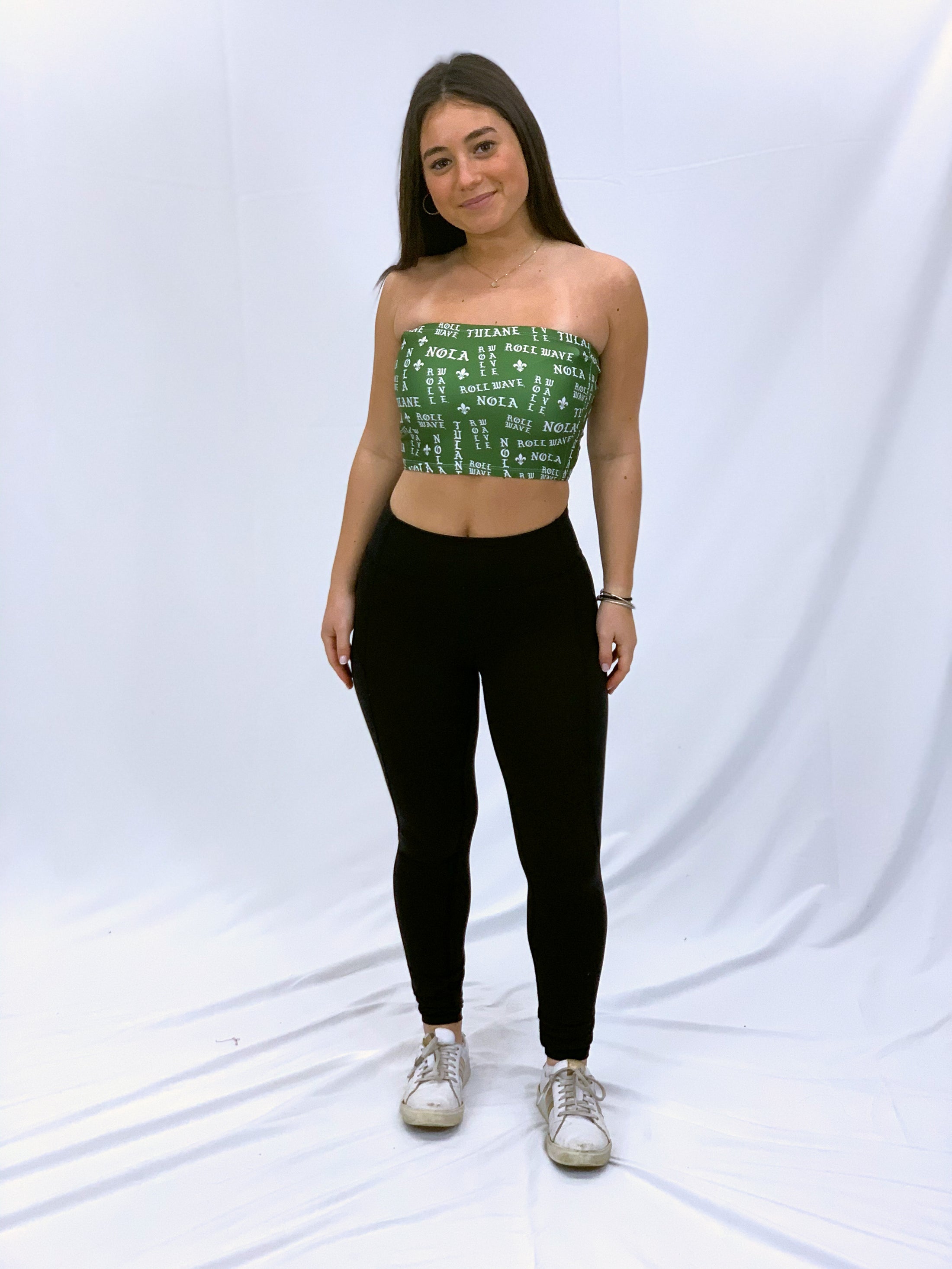 NOLA Roll Wave Gothic Pattern Tube Top