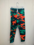 Load image into Gallery viewer, Green & Orange Camo Joggers