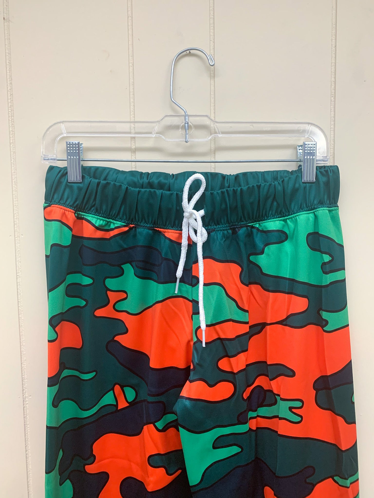 Green & Orange Camo Joggers