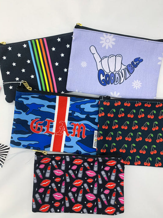 Lips & Lipstick Small Accessory Pouch