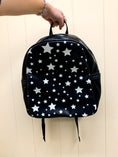 Load image into Gallery viewer, Black & White Stars Backpack