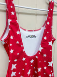 Load image into Gallery viewer, White Stars Red One-Piece Swimsuit