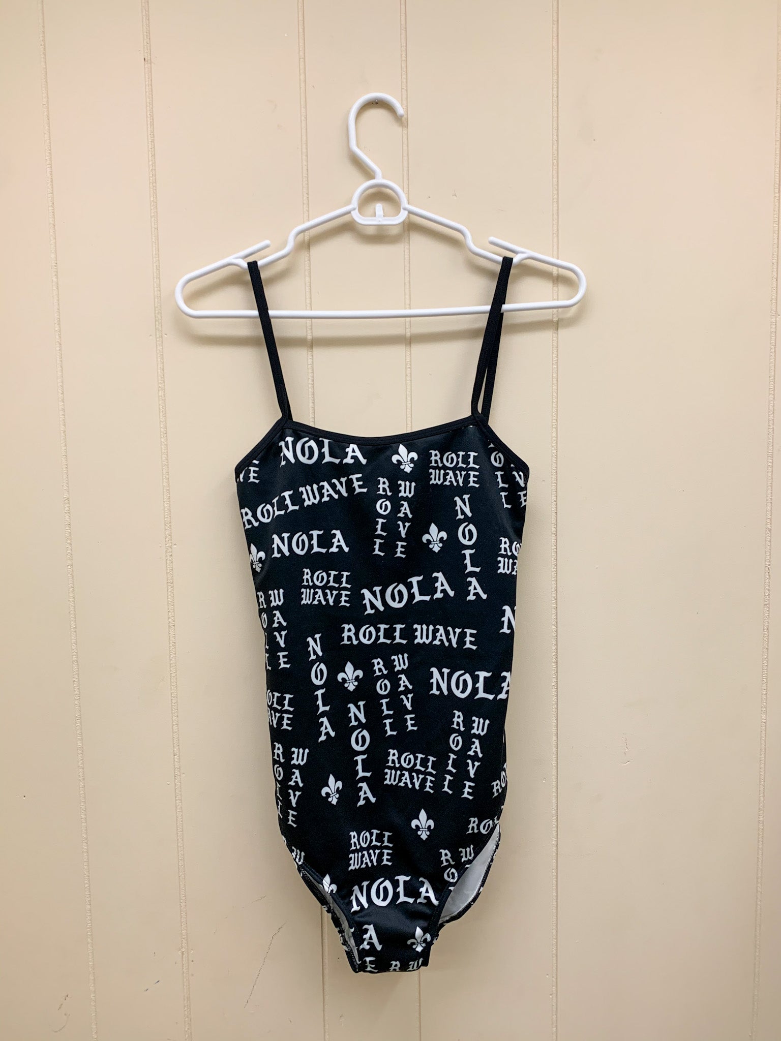 Nola Roll Wave Gothic Print One-Piece