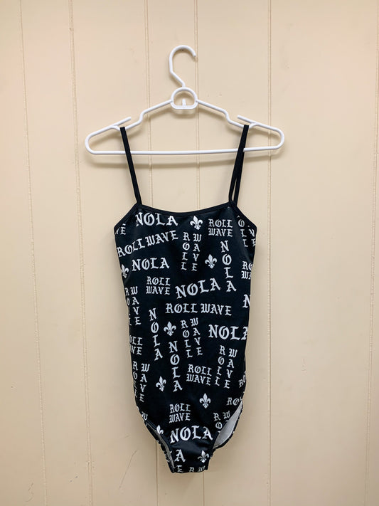 Nola Roll Wave Gothic Print One-Piece