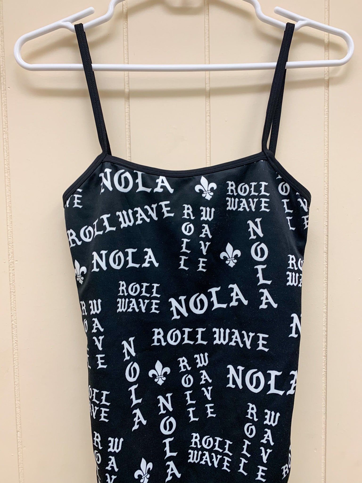 Nola Roll Wave Gothic Print One-Piece