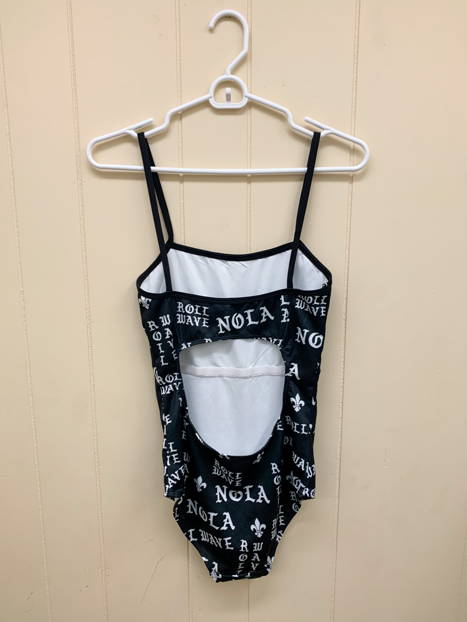 Nola Roll Wave Gothic Print One-Piece