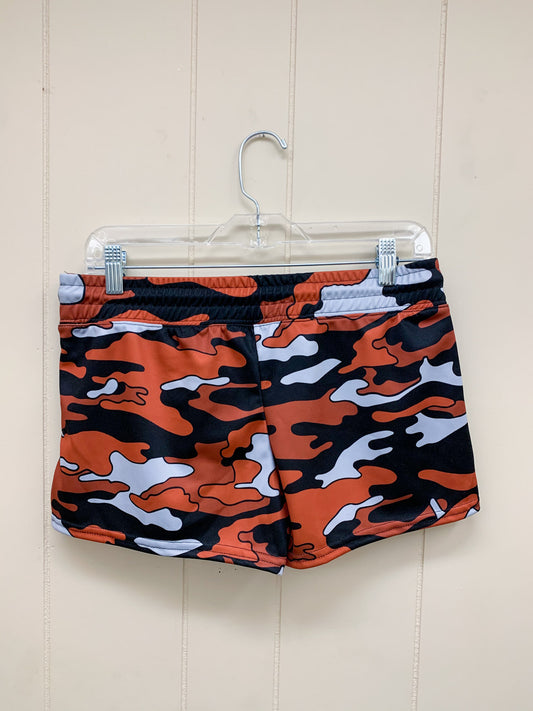 Burgundy Camo Shorts