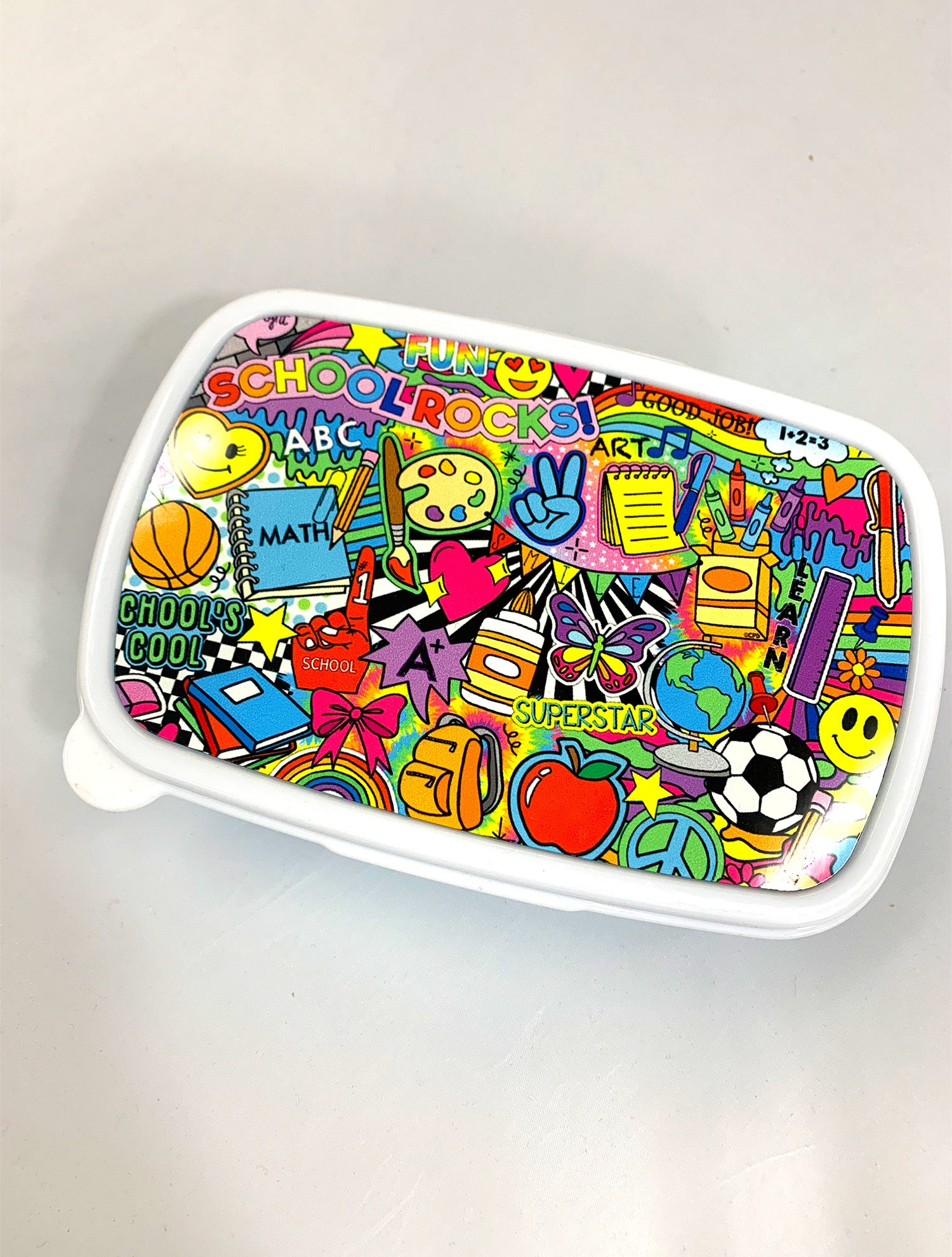 School Rocks Plastic Box