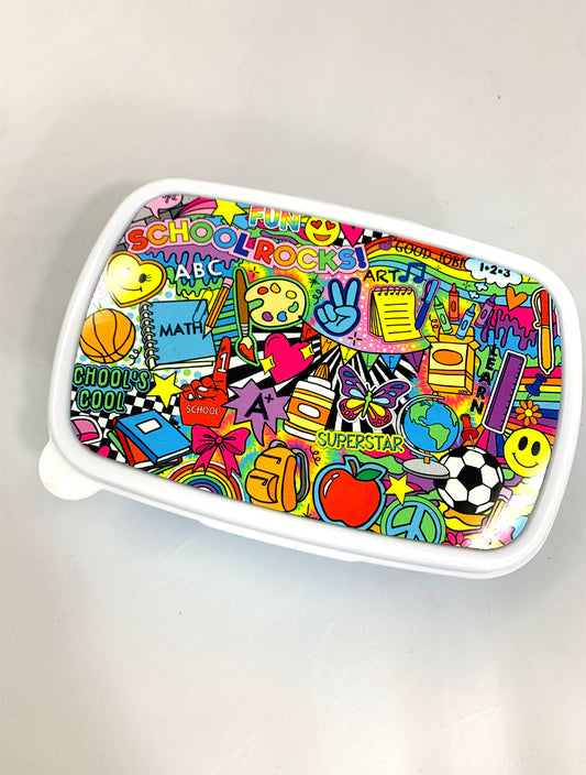 School Rocks Plastic Box