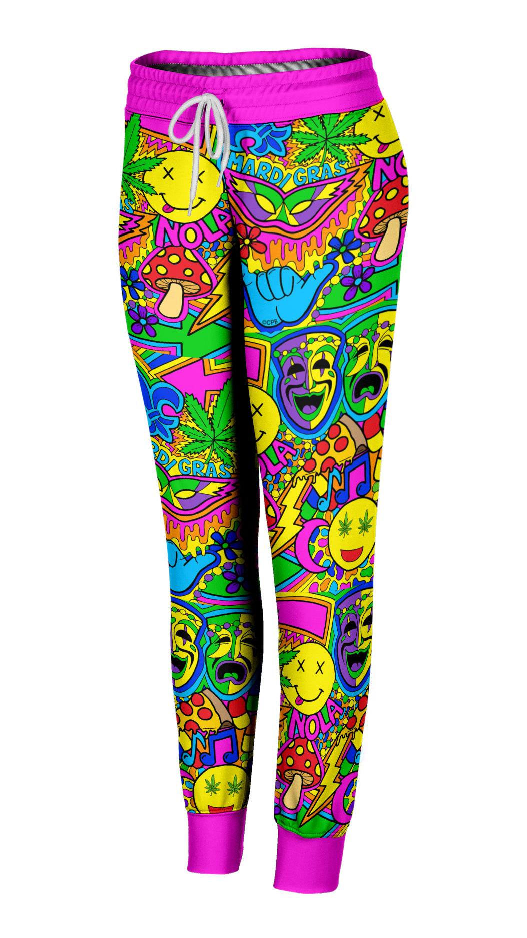Mardi Gras Collage Joggers