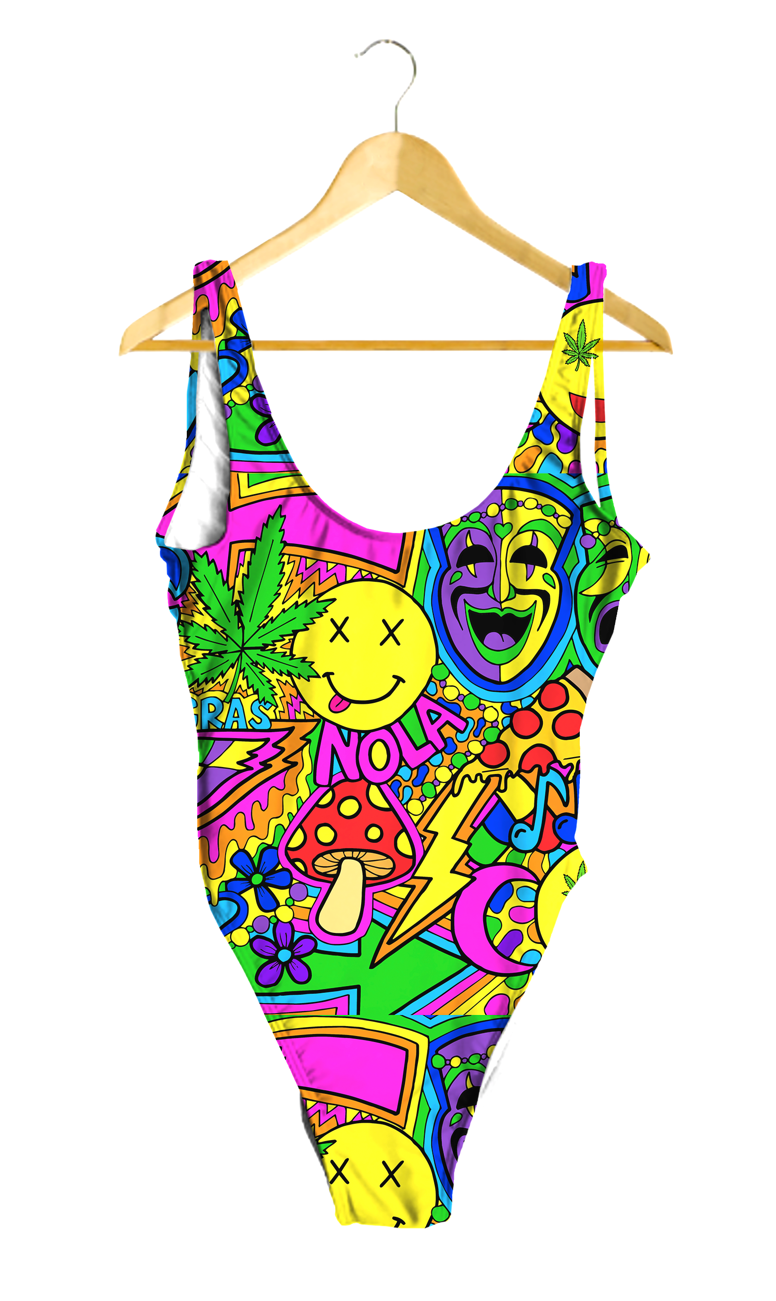 Mardi Gras One-Piece