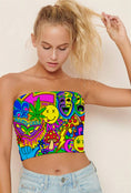 Load image into Gallery viewer, Mardi Gras Collage Tube Top