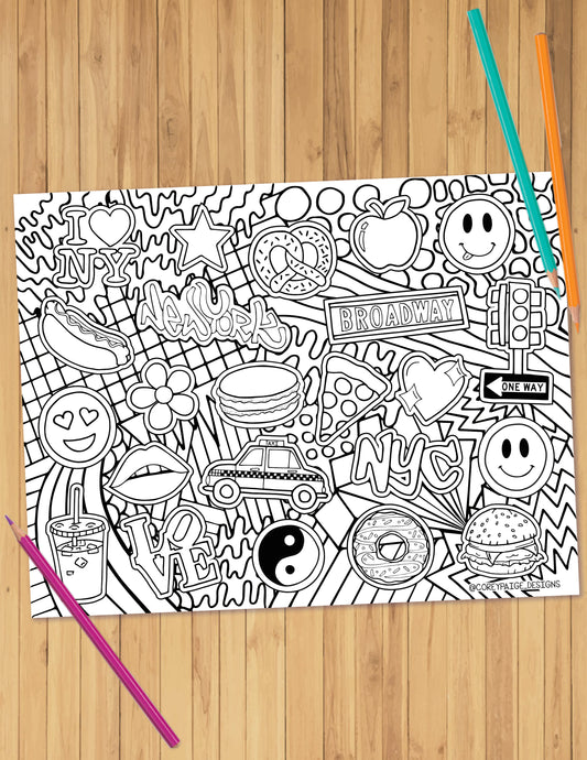 NYC Coloring Sheet