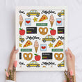Load image into Gallery viewer, New York Pattern Framed Print