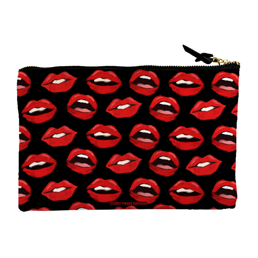 Painted Lips Accessory Pouch