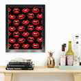 Load image into Gallery viewer, Painted Lips Framed Print