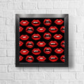 Load image into Gallery viewer, Painted Lips Framed Print