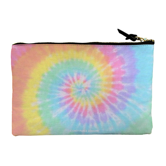 Pastel Tie Dye Accessory Pouch
