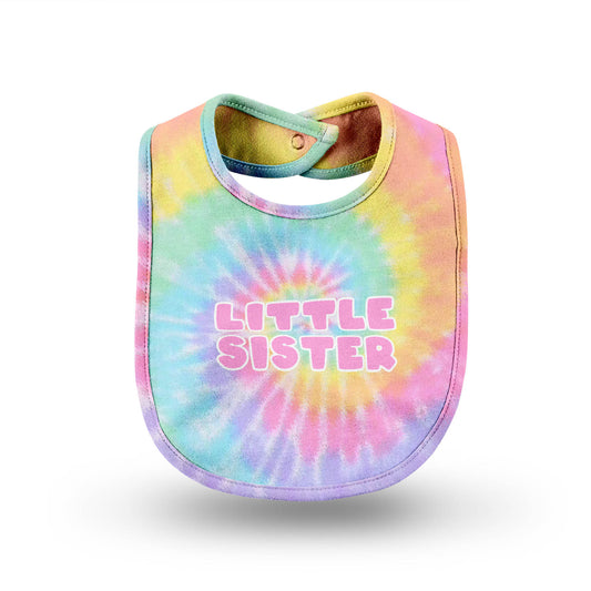 Pastel Tie Dye Baby Bib