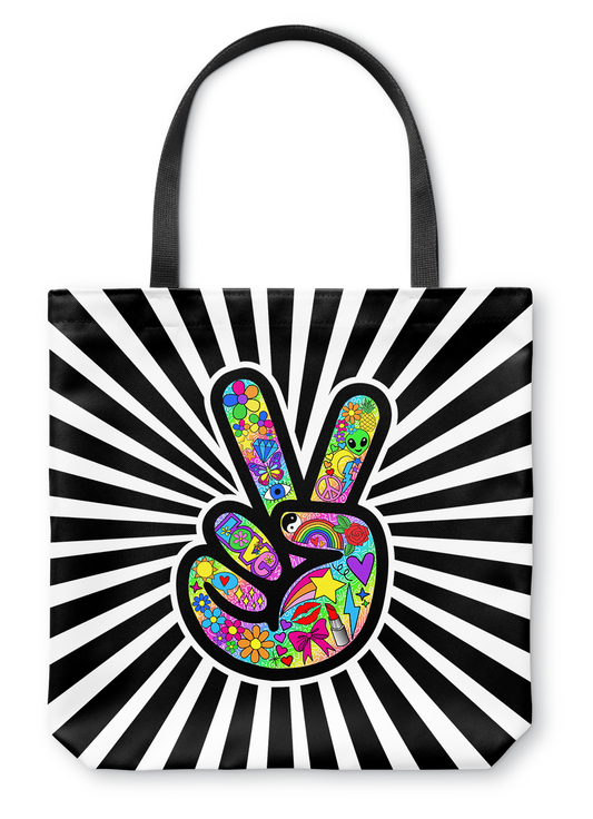 Peace Out Tote Bag