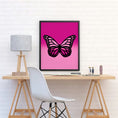 Load image into Gallery viewer, Ombré Butterfly Framed Print
