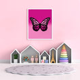 Load image into Gallery viewer, Ombré Butterfly Framed Print