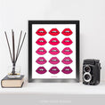Load image into Gallery viewer, Ombré Lips Framed Print