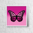 Load image into Gallery viewer, Ombré Butterfly Framed Print