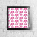 Load image into Gallery viewer, Skull Pattern Framed Print