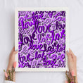 Load image into Gallery viewer, Graffiti Love Framed Print
