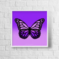 Load image into Gallery viewer, Ombré Butterfly Framed Print
