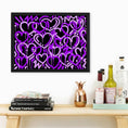 Load image into Gallery viewer, Purple Electric Love Framed Print