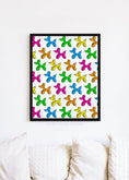 Load image into Gallery viewer, Rainbow Balloon Dog Framed Print
