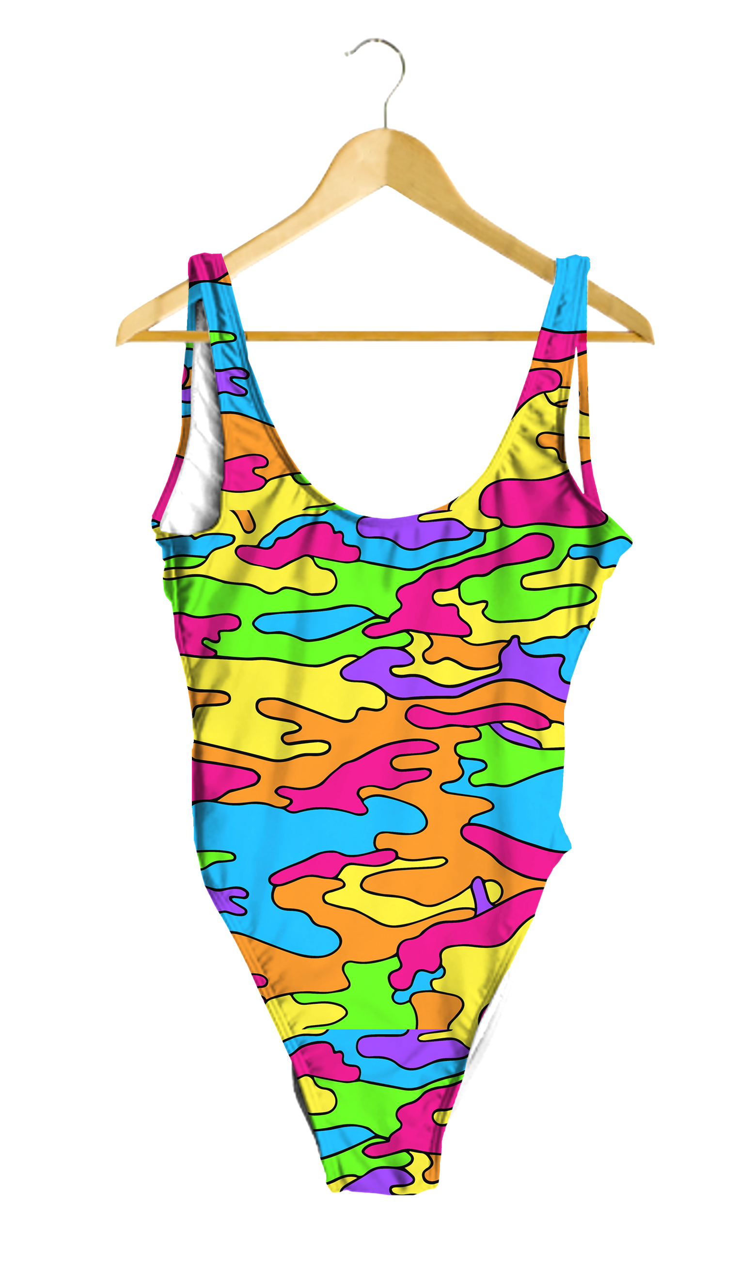Rainbow Camo One-Piece
