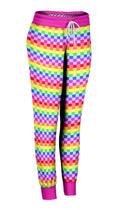 Load image into Gallery viewer, Rainbow Checkered Joggers