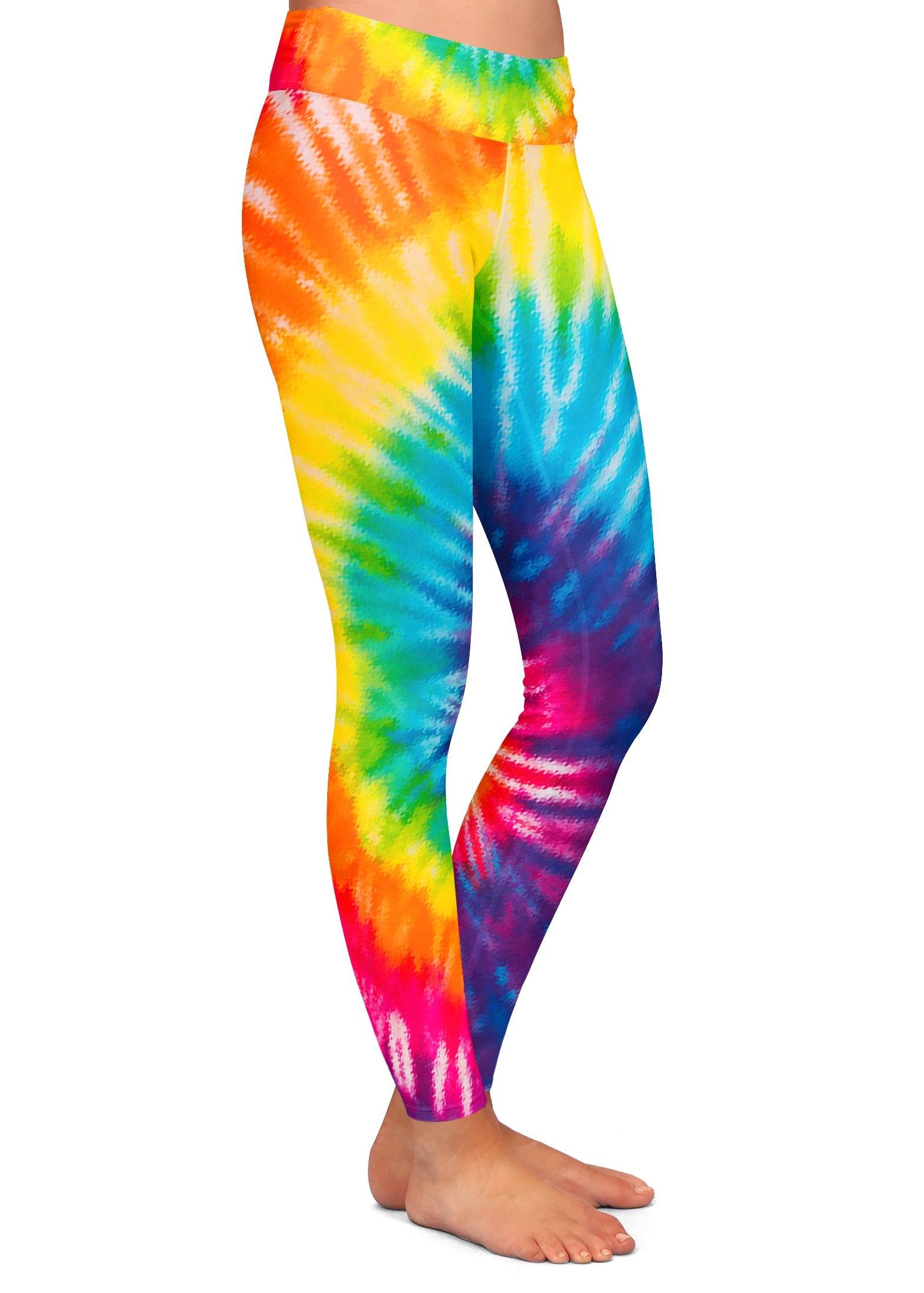 Medium Hand Sewn Rainbow Leggings (Gratefully Threaded) – Dimple's Dyes