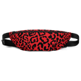 Load image into Gallery viewer, Red Cheetah Fanny Pack