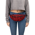 Load image into Gallery viewer, Red Cheetah Fanny Pack