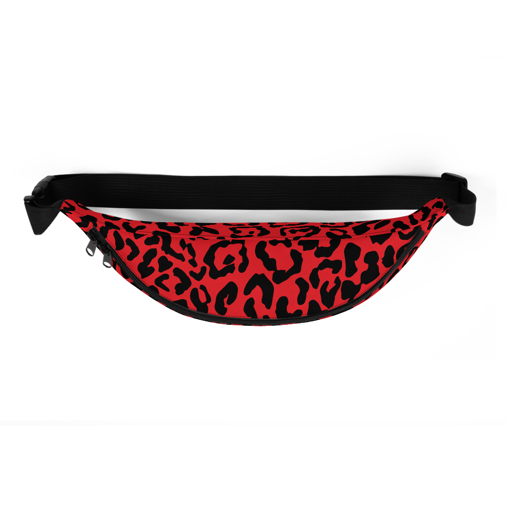 Red Cheetah Fanny Pack