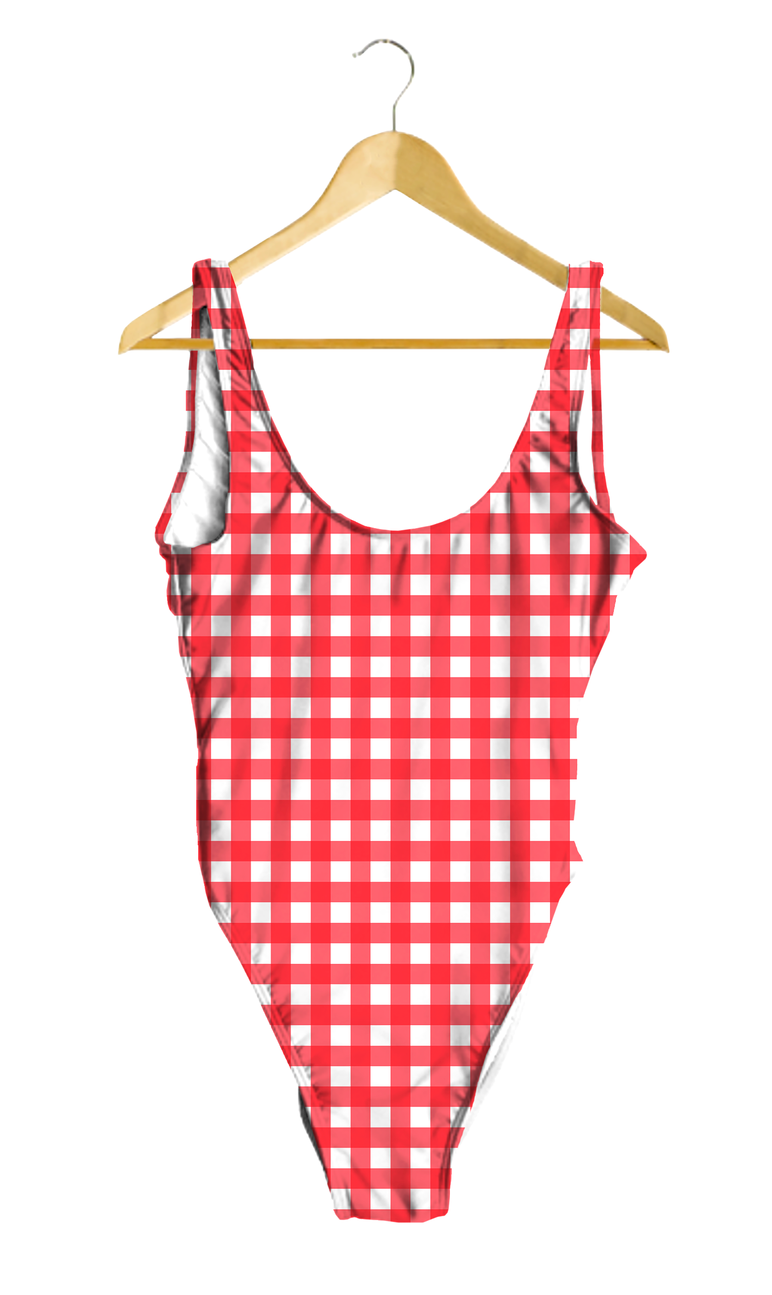 Red Gingham One-Piece