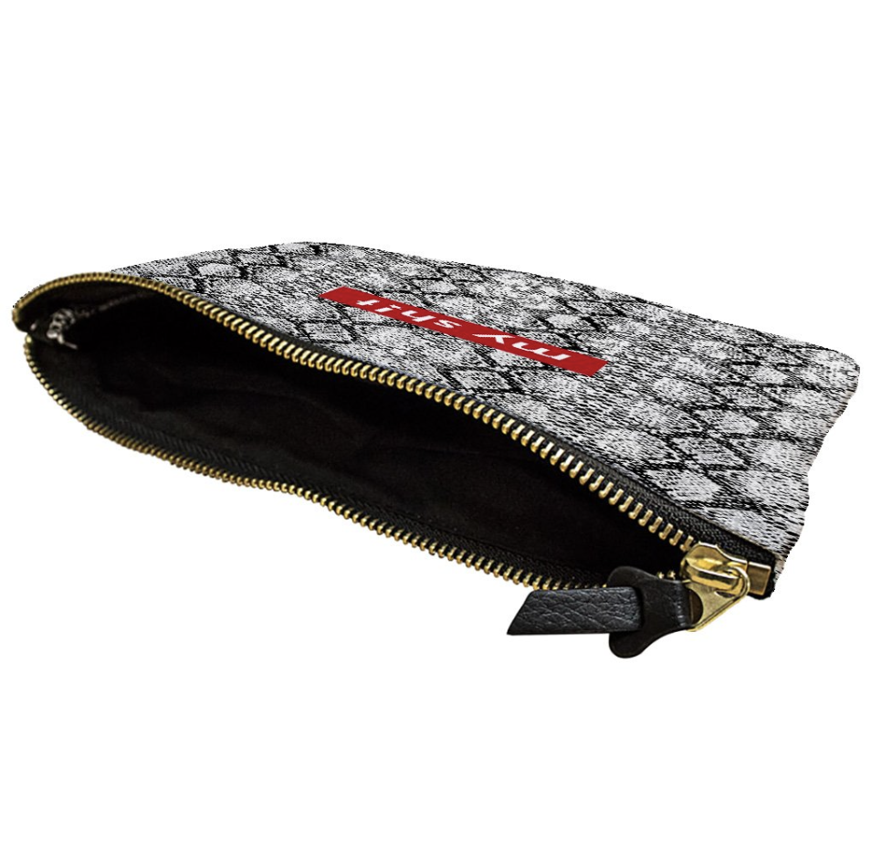 My Sh*t Snakeskin Accessory Pouch