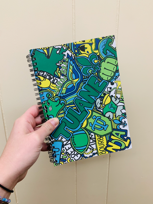 Hippie Collage Notebook